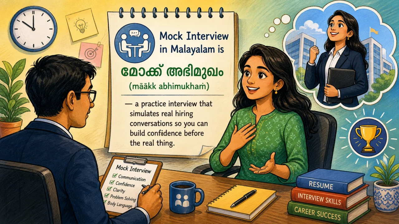 Mock Interview Meaning in Malayalam Explained Simply